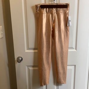 Heroine Sport “Marvel” Copper Metallic Leggings